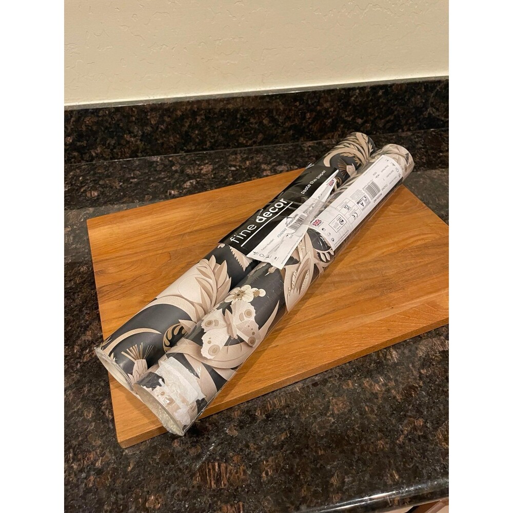 Woodland FD42948 Wallpaper – 2 Rolls – Charcoal Forest Design